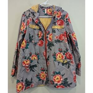 Matilda Jane Daydream Tut Tut Hooded Rain Jacket Size Medium